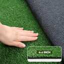 Artificial Grass 4' x 6', Fake Grass Carpet Faux Synthetic Turf Rug with Drainage Holes, Easy to Clean, 10MM Pile, Great for Garden, Patio, Balcony, Floor and Wall Decoration