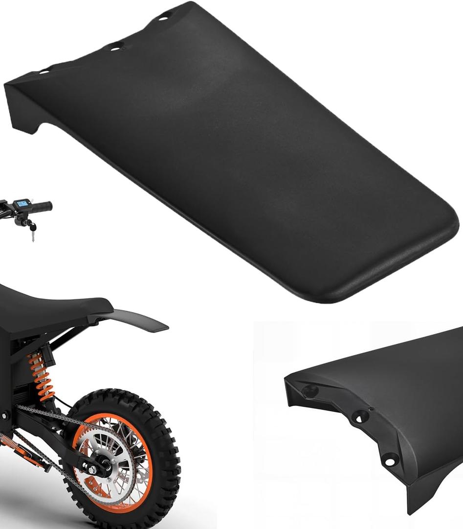 E Dirt Bike Rear Fender for Tutti Soleil01, Mud Guard Fender Mudguard for Tuttio Soleil 01, Black