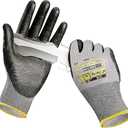 COOLJOB 12/120 Pairs Cut Resistant Work Gloves PU Coating, ANSI A2 A4 A6 A9