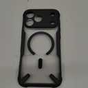 Miracase Magnetic for iPhone 17 Pro Max Case with Screen Protector [Compatible with MagSafe] Slim Thin Phone Case Military-Grade Protected for 17 ProMax Cover Bumper 6.9" Armbands, Black