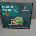 Pilates Home Workout Kit 7pc Pilates Set for Women with Toning Ring (Magic Circle), Mini Ball & Resistance Bands. Full Mat Pilates Equipment for Yoga, Core & Stretching at Home