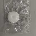 Retisee 12 Pcs Winter Snowflake Window Lights Decorations Battery Operated Winter Snowflake Window Decorations LED Sucker String Lamp Hanging Lighted for Xmas Fireplace Indoor Decor (White,Blue)