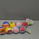 2 x Squeaky Balls for Dogs, Squeaky Dog Toys Balls for Fetch, Funny Puppy Chew Toys, Built-in Squeaker, Idea for Doggie Birthday Gift, Large - 4 Pack (Mixed Color A)