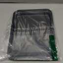 Small Cookie Sheets, Baking Pans, Nonstick Carbon Steel Baking Sheets, 2-Pack, 9.5 X 7.1 Inches (Inner 7.5 X 6)