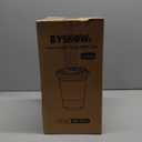 BYSNOW 100 Pack 16 oz Clear Plastic Cups with Lids, Disposable Iced Coffee Cups with Sip Lids, Sturdy Plastic Smoothie Cups for Cold Drinks