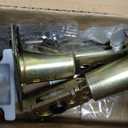 Goldenwarm Front Door Lock Set, Door Handle Exterior, Front Door Handle Set, Black Front Door Handle and Deadbolt Set, Exterior Door Lock Set