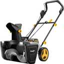 Cordless Snow Blower Compatible with DeWalt 20V Battery(Tool Only), 20'' Brushless Electric Snow Thrower with Rotating Chute, 2 X 20V Battery Powered Snow Blower for Driveway Sidewalk Snow Removal