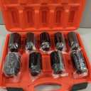 DAYUAN 9 Pcs Axle Nut Hub Impact 1/2" Drive Socket 29 30 31 32 33 34 35 36 38mm Socket Set