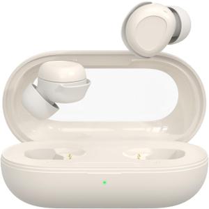 2 x Sleep Earbuds, Sleep Headphones for Side Sleepers, Mini Bluetooth 5.4 Wireless Earbuds, Ultra-Soft Silicone Invisible Earphones for Sleeping, Noise Cancelling Earbuds with Long Battery Life (White)