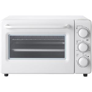 Novaspark Air Fryer Toaster Oven Combo, Retro Convection Oven Countertop,19QT Small Toaster Oven, 4-slices or 9" Pizza,Bake,Toast,Broil, Air Fry, Rapid Heating Mini Conventional Oven, Non-Stick, White