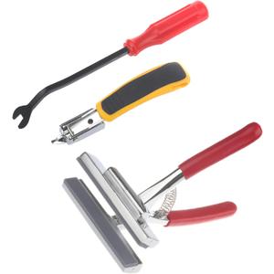 Canvas Stretcher Pliers, Professional Canvas Pliers Set with Staple Remover and Tack Puller, Heavy Duty Canvas Stretcher with 4-3/4" (12cm) Wide Grip for Canvas Stretching, Framing, Upholstery
