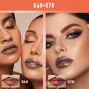 2Pcs Peel Off Lip Gloss Tattoo and Lip Oil 2-in-1, Lip Stain Peel Off Masque - Peel Off Lip Tint ,Long Lasting Waterproof Transfer-proof Lip Mask Lip Gloss Peel Off Lip Liner,Stay Lip Makeup 06#+07#