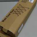 16 inch High Accordion Wall Hanger with 14 Hooks, Wooden Wall Expandable Coat Rack for Coat, Hats, Baseball Caps, Coffee Mug, Jewelry (Brown)