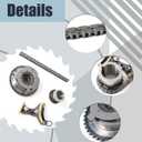 AUCERAMIC TK3216VVT 3SRH60 Timing Chain Kit Fit for Chevrolet Avalanche Camaro Colorado Express Silverado Suburban Tahoe Cadillac Escalade GMC Canyon Savana Sierra Yukon Hummer 4.8L 5.3L 6.0L 6.2L