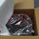 WISBEAM Outdoor Post Light, Pole Lantern, E26 Base 60W Max, Aluminum Housing Plus Glass, Wet Location Rated, ETL Qualified, Bulbs not Included, Black (1 Pack)