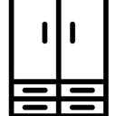 Home 69" Portable Clothes Closet Non-Woven Fabric Wardrobe Double Rod Storage Organizer Black 50x17x65 inch