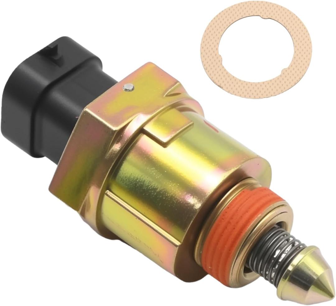 25527077 IACV Idle Air Control Valve, Replacement for Hummer 1996 Replacement for Fleetwood 1990-1993, Replaces 17079256 17111286 17111288 17111289 217-437