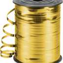 500 Yards Curling Ribbon for Gift Wrapping, 3/16" Balloon String for Christmas Valentine Birthday Wedding Party Festival Decoration, Crafts, Flower Bouquet(Metallic Gold)