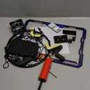 TEMI Remote Controller Indoor Basketball Hoop, 7 LED Light Door Basketball Hoop, Mini Hoop with Scoreboard & 4 Balls,Basketball Toys Gifts for 3 4 5 6 7 8 9 10 11 12 Year Old Boys Girls Kids Teen