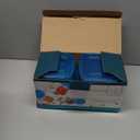 Premium Attached Food Storage Containers, Permanently Attached Plastic Lid, Never Lose & Space Saving Organization (10 Pack)