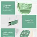 Momcozy Baby Wipe Warmer, Innovative Spring Design, Large Capacity Wipes Dispenser, Fast and Even Heating, 4 Modes of Temperature Heating Control, Diaper Wipe Warmer with Night Light (Regular, Green)