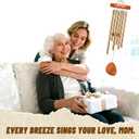 Gifts for Mom, Mom Gift from Daughter & Son - Wind Chimes Daily Love Reminder for Christmas, Birthday, Mother's Day, Thanksgiving, Ideal for Garden, Courtyard & Patio Decor