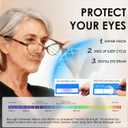 HEEYYOK 0.75 Reading Glasses For Women Small face Cateye Readers for Women Cheaters Reading Glasses Blue Light Blocking Womens Reader