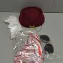 Beelittle Women's Stewardess Costume Accessories Flight Attendant Hat with Air Hostess Cosplay Costume Accessories