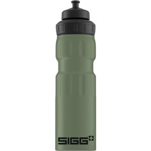 SIGG - WMB Sports Water Bottle - Made in Switzerland - With 3-Stage Sport Cap - Lightweight Metal - Gym, Biking - 25 Oz (Leaf Green)