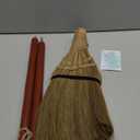 Vietnamese Straw Soft Broom for Cleaning with Long Handle Broom- Broom Decorative 9.45'' Width, 45.28" Length