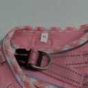 Mercano Soft Mesh Dog Harness and Leash Set, No-Chock Step-in Reflective Breathable Lightweight Easy Walk Vest Harnesses with Safety Buckle for Small Dogs, Cats (Pink, M) (M (Chest: 14.5"-16.5"))