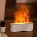 Fireplace Flame Diffuser, 150ml Cool Mist Ultrasonic Humidifier Aromatherapy Essential Oil Diffuser, Timer & Waterless Auto Shut-Off,for Bedroom,Perfect for Home, Office, Yoga Studio and Spa