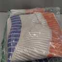 Abeigoi Modern Abstract Rug 5.2Ft Large Round Bedroom Rug Carpet Soft Mat Contemporary Living Room Rug Nonslip Floor Carpet Geometric Dining Room Rug Circle Carpet Throw Rug for Home Decor, Red/ Blue