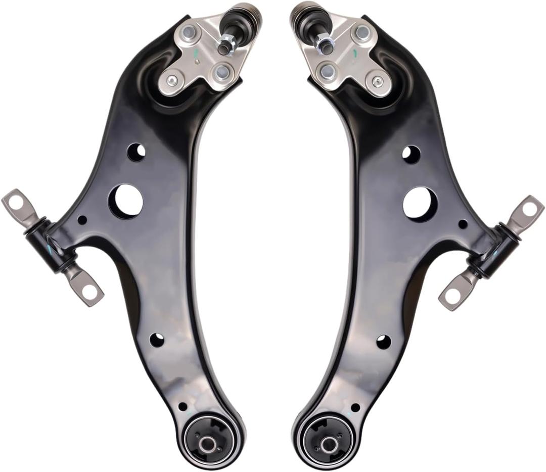 Front Lower Control Arm with Ball Joint Fit for Lexus RX350 RX350L RX450H RX450HL 2010-2020, Toyota Highlander 2008-2019, Venza 2009-2016 - 2 PCS Suspension Kit K622945 K622944