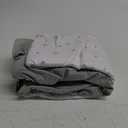 Pack and Play Sheets Fitted- Fit for ADOVEL, Pamo Babe, Baby Trend, Graco, Dream On Me and Other 25" x 36" Playard Mattress Cover, Ultra Soft & Stretchy Playpen Sheets, Grey & White Star, 2 Pack