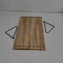 2 Pack Wooden Pegboard Shelves, 1/4 inch Peg Board Organizer Accessories, Shelves and Baskets Brackets, Display and Storage Shelving Rack for Garage Workbench Art Craft Room Office Hobby Workshop