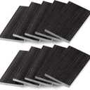 Tondiamo 10 Pcs Patio Chair Spring Plates Black Swivel Rocker Fiberglass Spring Plates Replacement Parts for Universal Outdoor Patio Furniture, 5 x 2. 5 x 0. 25 Inch(Black,10 Pieces)