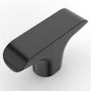 Amerdeco 10 Pack Matte Black Cabinet Knobs & Pulls, 2 Inch(50MM), Kitchen & Bathroom Cabinets