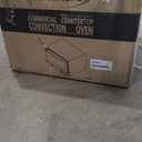 KoolMore 23 in. Commercial Countertop Convection Oven for Half-Size Pans with 4 Racks 1600W of Power in Stainless-Steel, ETL Listed for Safety and Sanitation (KM-CTCO-15)