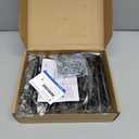 Ravinte 30 Pack 4 inch Hole Center Black Cabinet Pulls Kitchen Cabinet Handles 6-3/8" Overall Length Matte Black Hardware for Cabinet