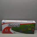 Schildkrt Fun Sports Schildkrt Funsports Croquet, Complete Set with 2 Bats, 4 Free-Standing Goals and 2 Balls, Made of Soft Foam, for Indoor and Outdoor, 2 Players, 970305