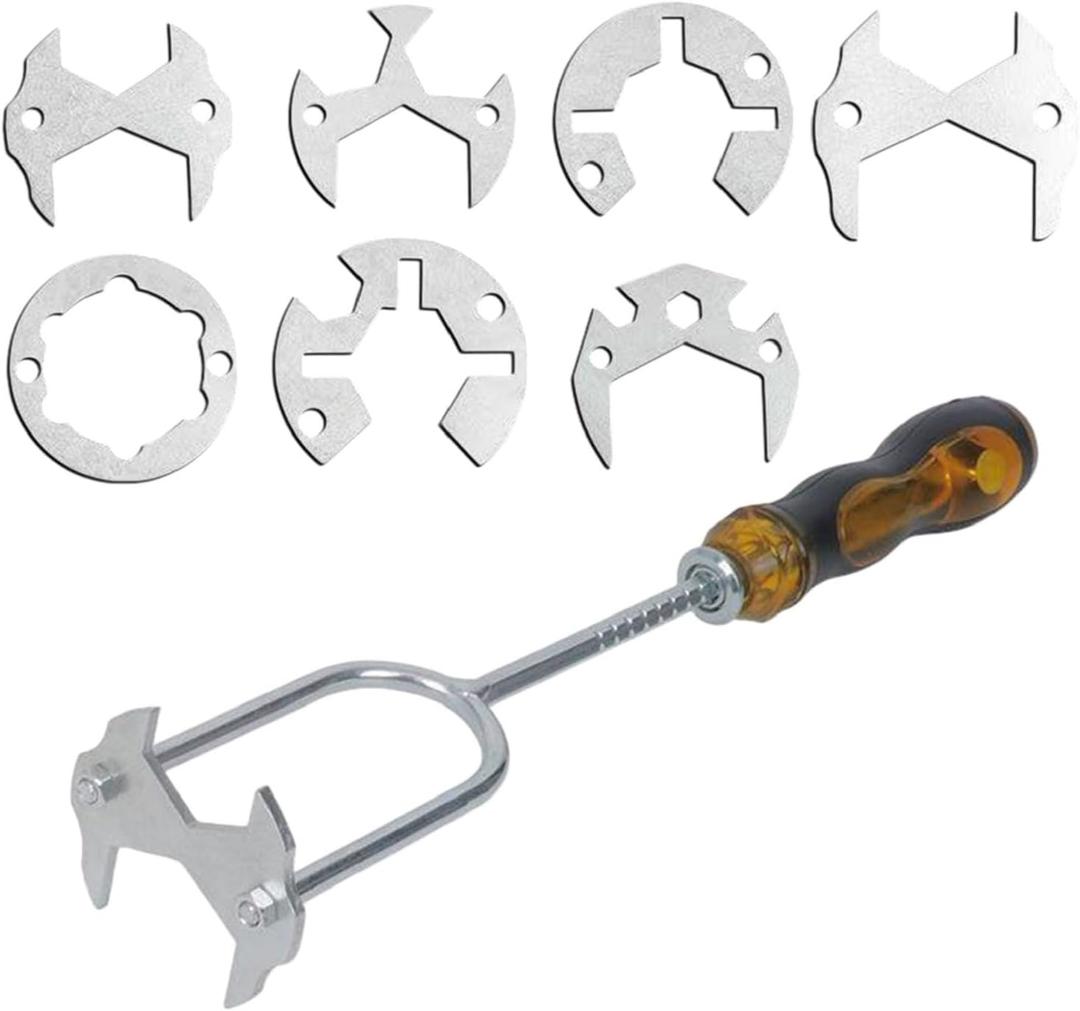 accufine Basin Wrench Kitchen Sink Faucet Wrench Tight Spaces Multifunction Set Tool