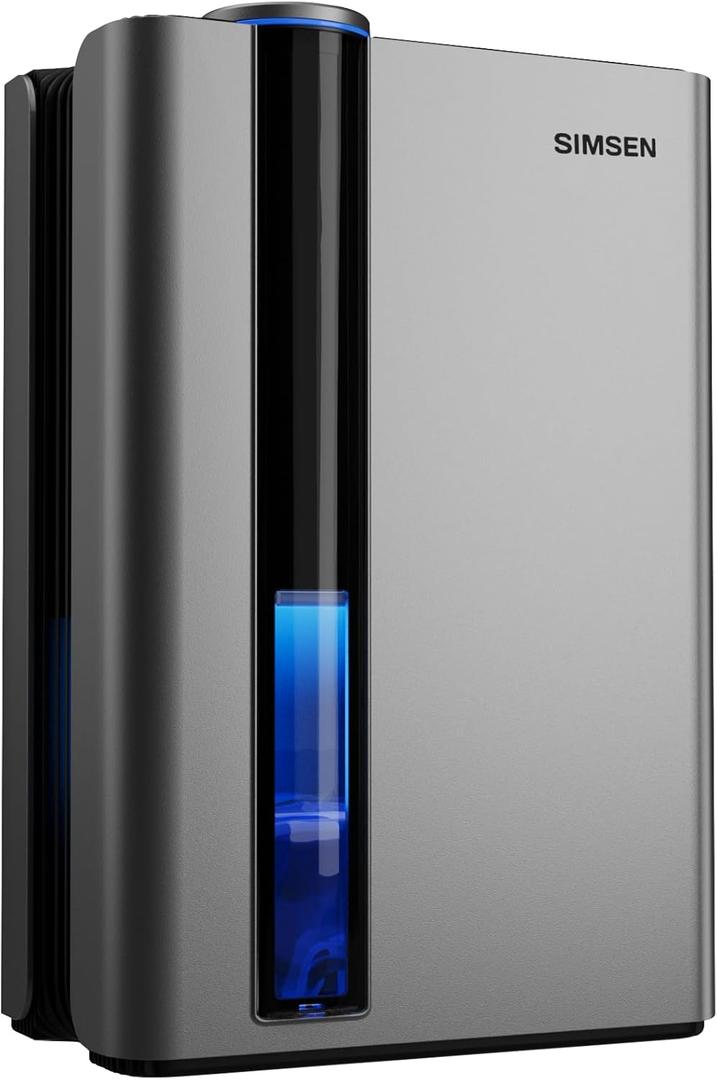 SIMSEN 95oz Dehumidifiers for Home, 800 sq ft Dehumidifier Reusable Filter, Small Dehumidifier with Drain Hose, Dehumidifiers for Bedroom Bathroom Basements Closet RV (01Space Grey) SIMSEN 95oz Dehumidifiers for Home, 800 sq ft Dehumidifier Reusable Filter, Small Dehumidifier with Drain Hose, Dehumidifiers for Bedroom Bathroom Basements Closet RV (01Space Grey)