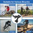 Rear Derailleur, RD-TZ31A 6/7 Speed Derailleur with Direct/Hanger Mount, for Mountain Bike Road Bicycle
