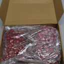 Syhood 40 Pcs 9.8 Inch Red Valentine's Day Artificial Holly Berry Picks Stems Set, 4 Styles Glitter Sprays Snowy Fake Berries Wedding Winter Decoration for Centerpiece Vase Christmas Picks