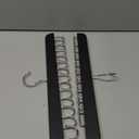 2 Pack Tie Rack & Belt Hanger 2 in 1 Tie Hanger Space Saving Max 42 Belts& 60 Ties Capacity for Closet Organizers and Storage, Sturdy Wood Belt & Tie Collection Organizer (Black)