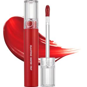 [rom&nd] Glasting Water Tint 8 colors | Vivid color, Glossy Finish, Long-lasting, moisturizing, Highlighting, Natural-beauty | Lip Tint for Daily Use, K-beauty | 4g/0.14oz No.02 RED DROP