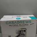 CASABREWS 3700 Essential Espresso Machine 20 Bar, Stainless Steel Cappuccino & Latte Coffee Maker with Steam Frother for Home, 43.9oz Water Tank, Silver