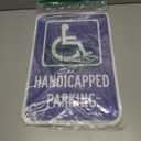 SmartSign Handicapped Parking Sign, 12 x 18 Inches 3M Engineer Grade Reflective Aluminum, Pre-Drilled Holes, USA Made