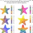 Alcohol Markers, 48 Colors Dual Tip Art Coloring Markers for Adult Coloring Books, Drawing, Sketching, Painting Supplies,Alcohol Based with Carrying Case (1 Count (Pack of 48), White)